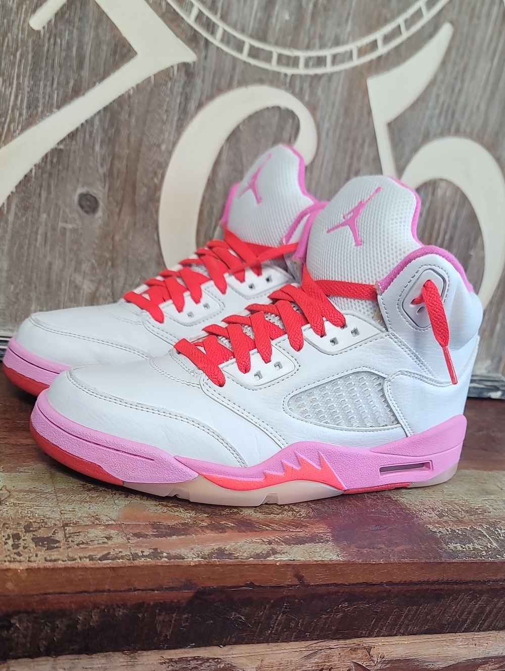 🔥🔥 Nike Air Jordan 5 Retro "Pinksicle" Wmns 8.5. Really Good Condition - Picture 2 of 16